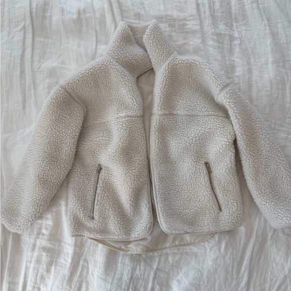 Gap oversized sherpa teddy bear jacket size small - Picture 1 of 7